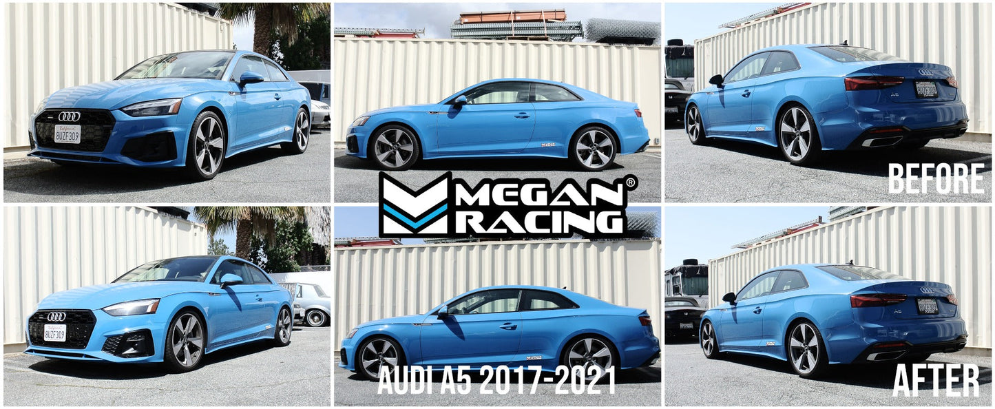 Megan Racing Euro Coilover Springs Lowering Kit For 17+ Audi A4 B9/A5 8W6 48MM
