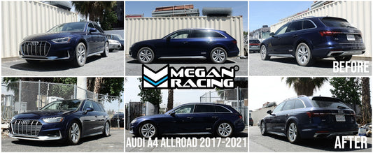 Megan Racing Euro Coilover Springs Lowering Kit For 17+ Audi A4 B9/A5 8W6 48MM