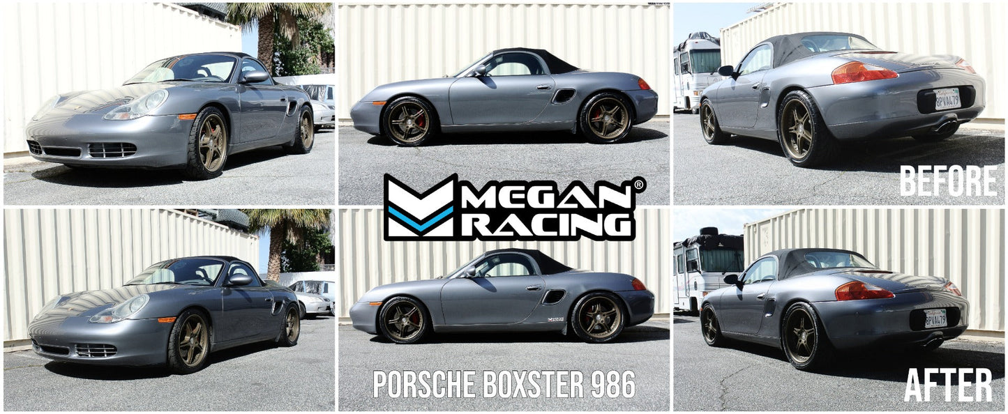 Megan Racing Euro II Adjustable Coilover Springs For 1996-2004 Porsche Boxster 986