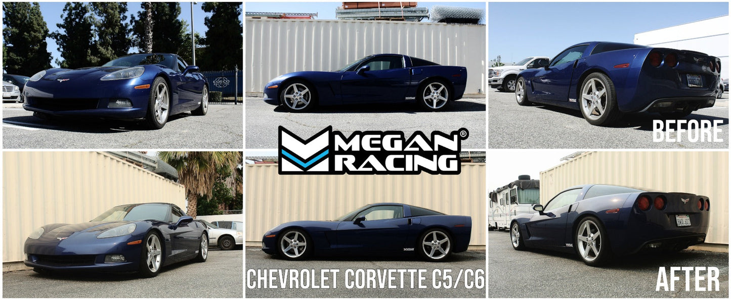 Megan Racing Track Series Adjustable Coilover Springs For 97-13 Chevrolet Corvette C5 C6