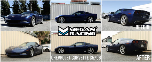 Megan Racing Track Series Adjustable Coilover Springs For 97-13 Chevrolet Corvette C5 C6