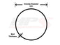 HPS 5 inch OD 90 Degree Bend 6061 Aluminum Elbow Pipe Tubing w/ 7-1/2 inch CLR