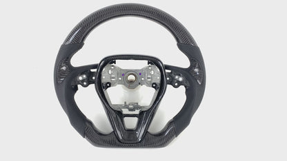 FOR 2019-2024 TOYOTA COROLLA CARBON FIBER & LEATHER STEERING WHEEL