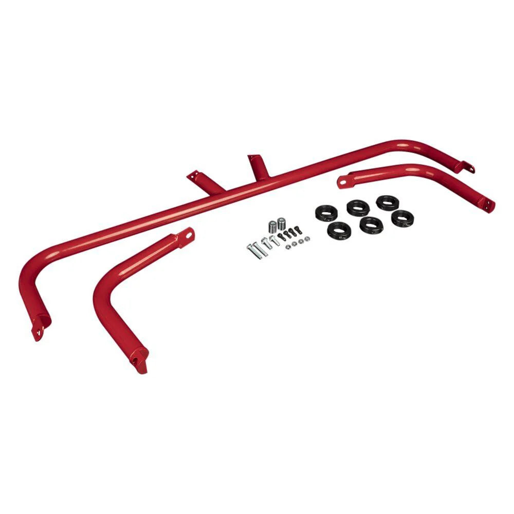 BRAUM Harness Bar Nissan 370Z (2008-2019) Adjustable - White / Black / Red