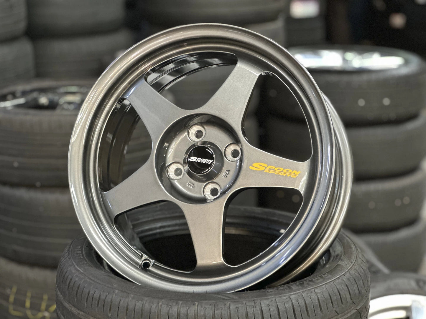 16"x7" SMST SPOON Flow Formed Wheels (4x100) fit HONDA Civic TOYOTA MAZDA