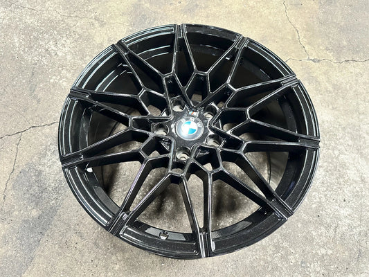 18" Gloss Black M3 M4 Style 826M Wheels fits BMW F30 F32 E90 E92 E36 E46 Z3 Z4