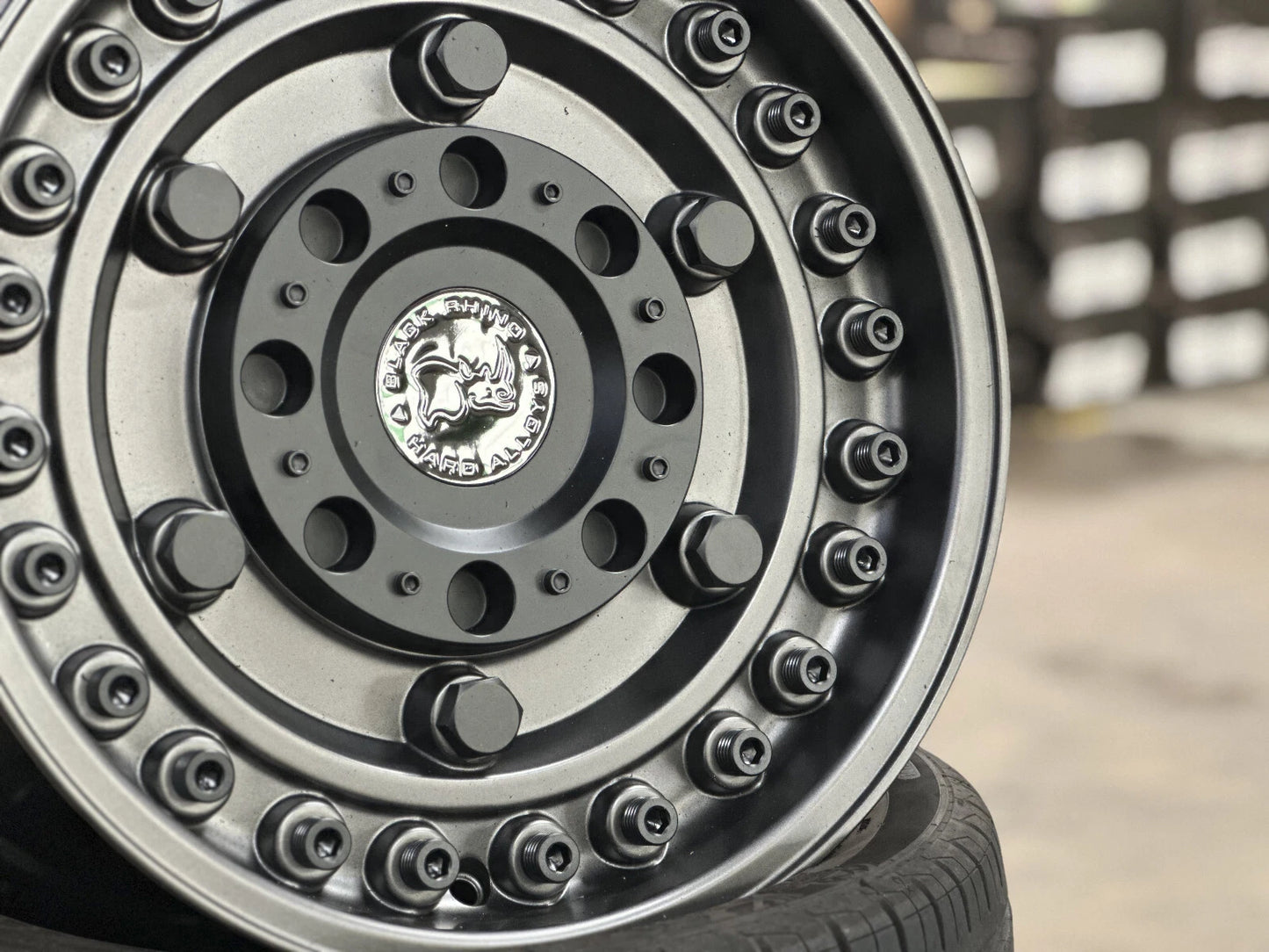 17x9.5J BLACK RHINO AMORY Wheels fit (6x139.7) Fits Tacoma 4Runner FJ Cruiser