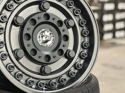 17x9.5J BLACK RHINO AMORY Wheels fit (6x139.7) Fits Tacoma 4Runner FJ Cruiser