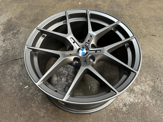 18" M3 M4 Style 554M Wheels fits BMW F30 F32 E90 E92 E36 E46 Z3 Z4 Gun Metal