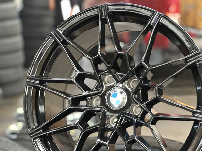 18" Gloss Black M3 M4 Style 826M Wheels fits BMW F30 F32 E90 E92 E36 E46 Z3 Z4