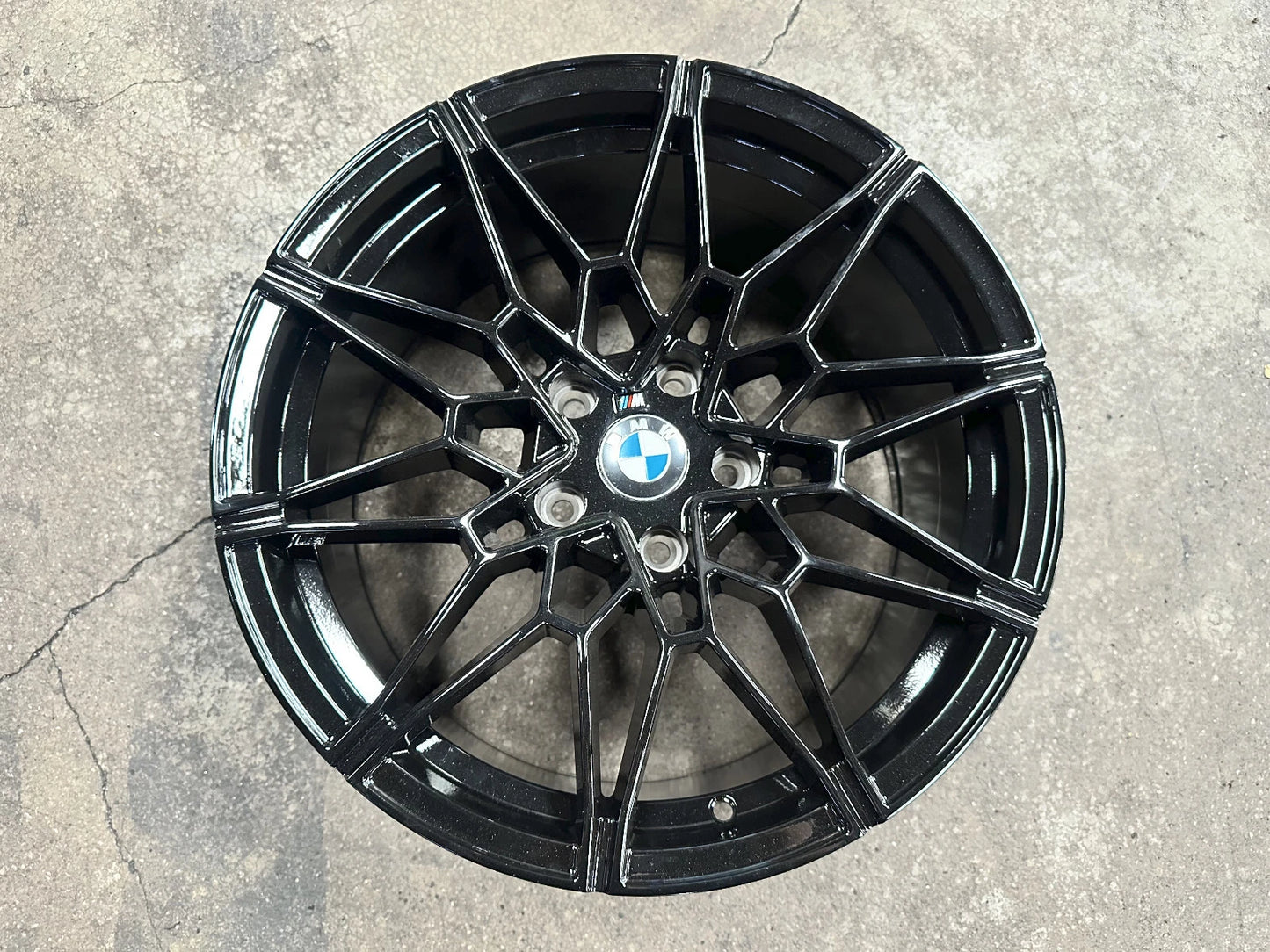 18" Gloss Black M3 M4 Style 826M Wheels fits BMW F30 F32 E90 E92 E36 E46 Z3 Z4