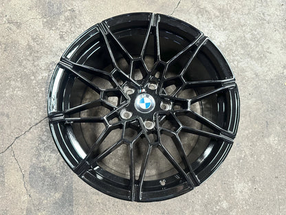 18" Gloss Black M3 M4 Style 826M Wheels fits BMW F30 F32 E90 E92 E36 E46 Z3 Z4