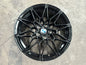18" Gloss Black M3 M4 Style 826M Wheels fits BMW F30 F32 E90 E92 E36 E46 Z3 Z4