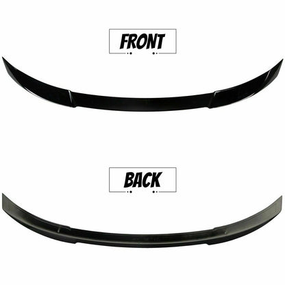 For 2018-2022 Honda Accord Sedan Rear Trunk Lip Spoiler Wing V Style Gloss Black