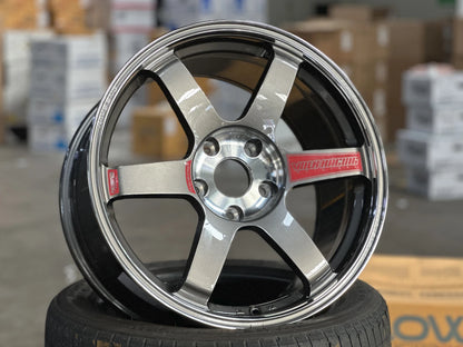 18" Staggered SMST TE37 SL Wheels (5x120) Fits BMW E90 E92 F30 F32 F10 E46 E36 Z4