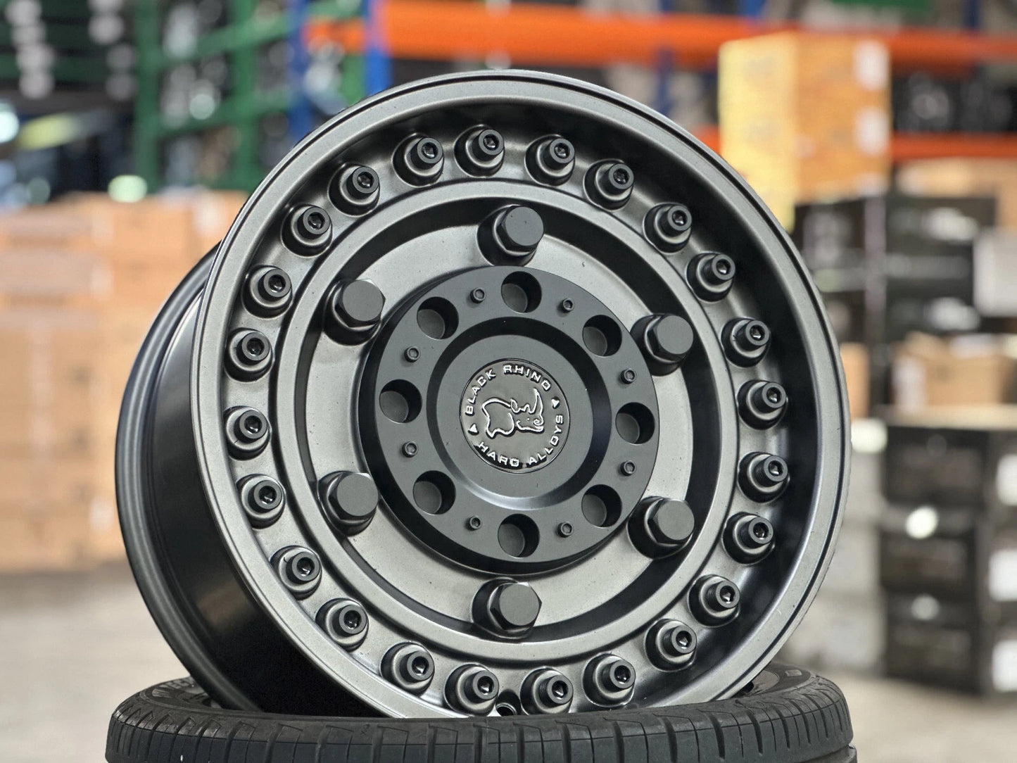 17x9.5J BLACK RHINO AMORY Wheels fit (6x139.7) Fits Tacoma 4Runner FJ Cruiser