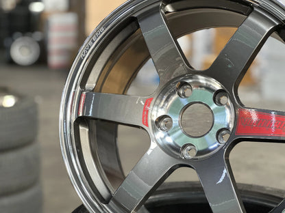 18" Staggered SMST TE37 SL Wheels (5x120) Fits BMW E90 E92 F30 F32 F10 E46 E36 Z4