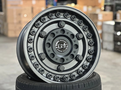 17x9.5J BLACK RHINO AMORY Wheels fit (6x139.7) Fits Tacoma 4Runner FJ Cruiser