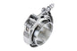 HPS Stainless Steel 4-1/2 inch V Band Clamp Kit Stainless Steel Flanges Quick Release